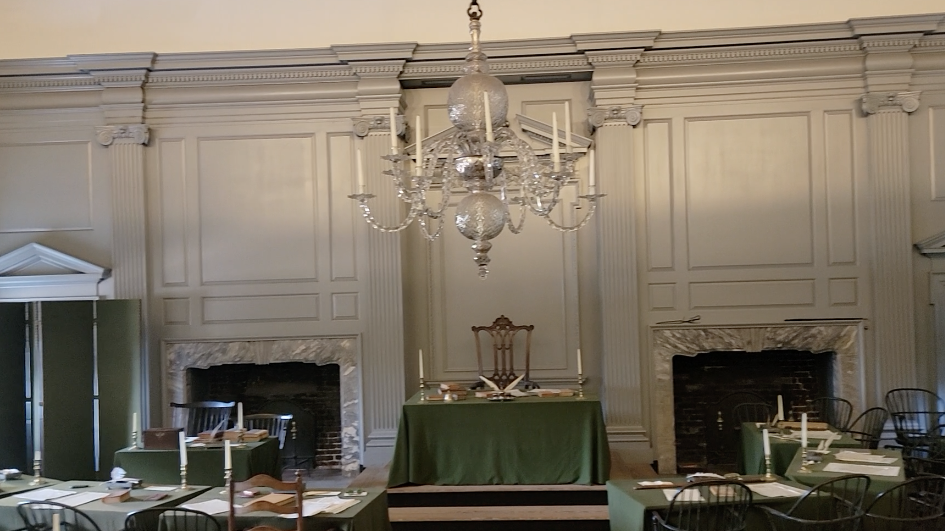 George Washington's Chair at Independence Hall